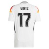 Maillot de Supporter Allemagne Wirtz 17 Domicile Euro 2024 Pour Homme